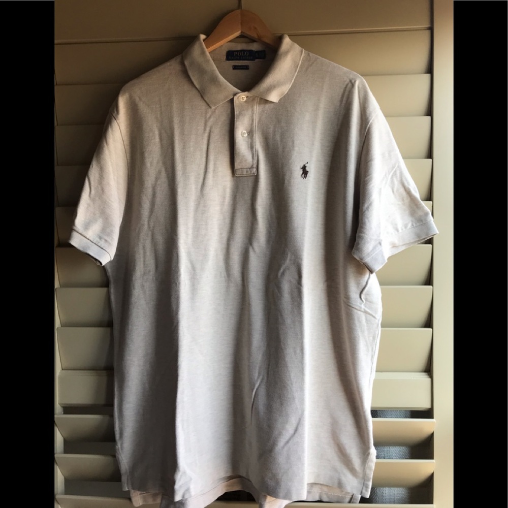 POLO RALPH LAUREN POLO SHIRT SIZE XL COLOR BEIGE